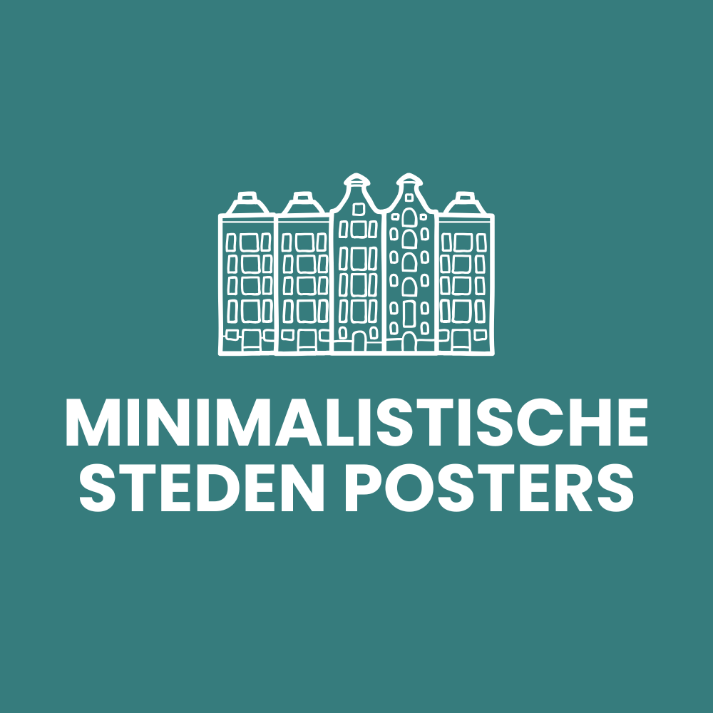 Minimalistische steden posters